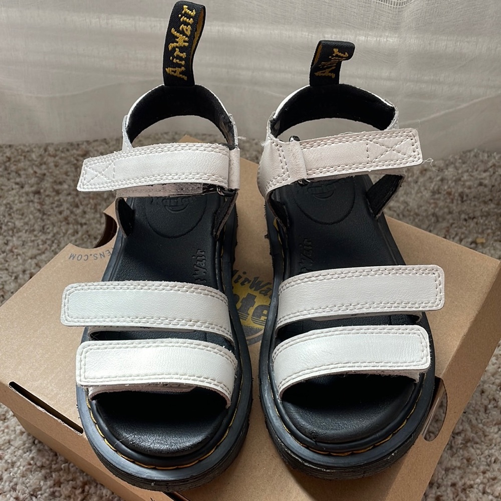 Dr. Martins white sandal